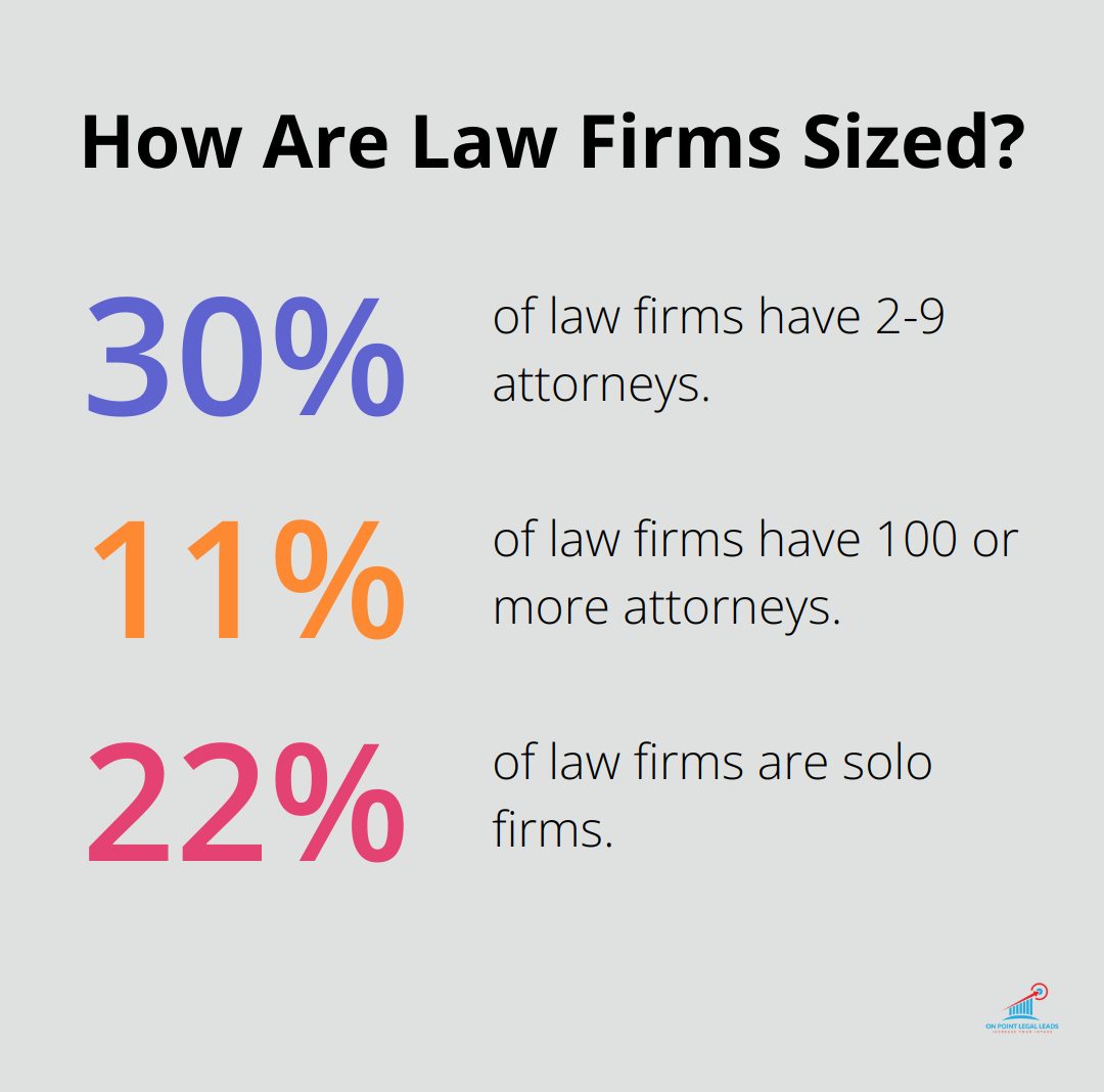 Infographic: How Are Law Firms Sized? - Niche legal leads