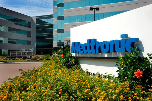 facade of medtronic building