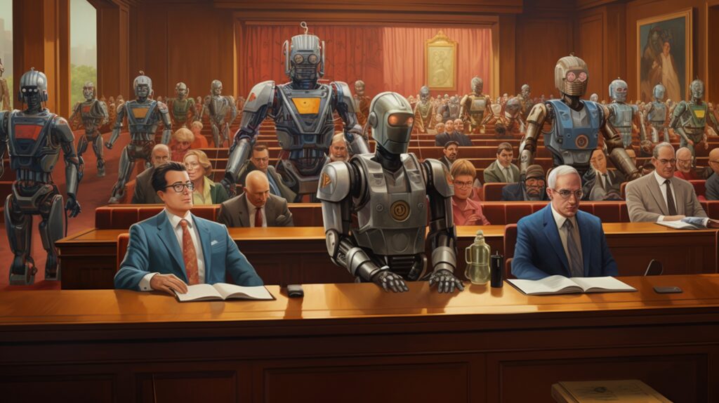 AI and legal office engaging in personal injury lead generation