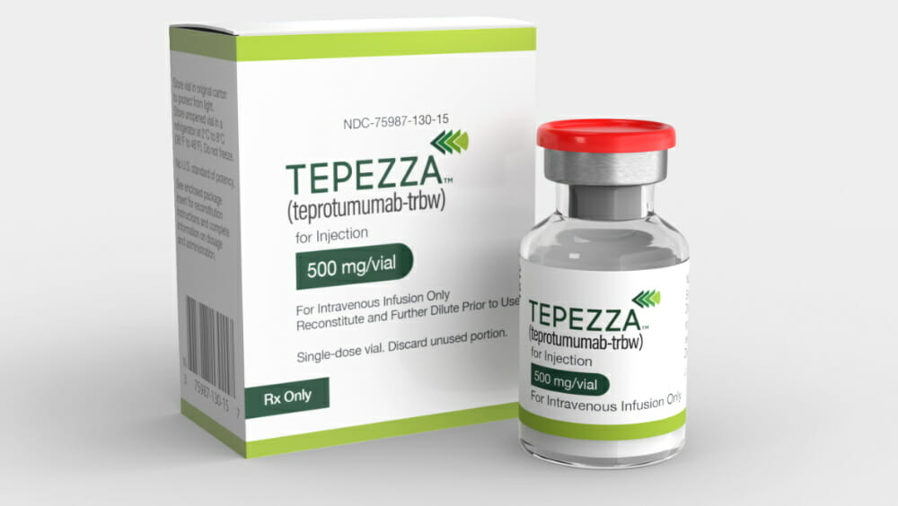 tepezza box and vial